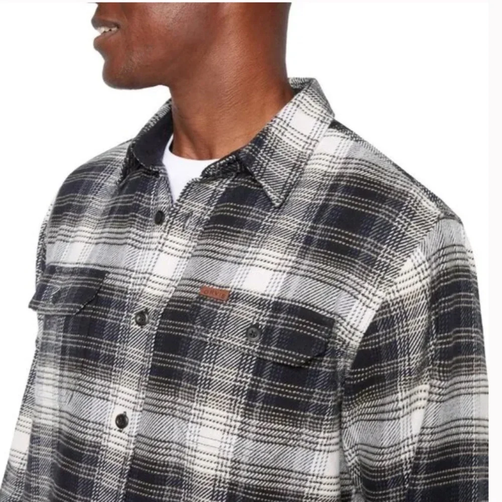 SALE 🎈Orvis Men’s Heavyweight Soft 100% Cotton Flannel Shirt Side Pockets - Picture 3 of 8
